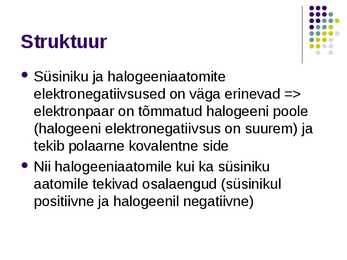 Halogeeniühendid #6