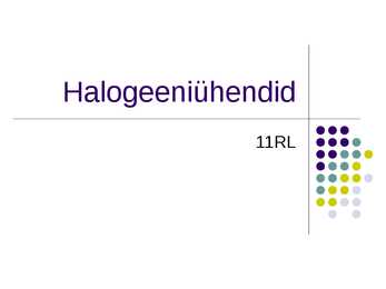 Halogeeniühendid
