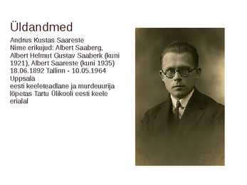Andrus Saareste #2