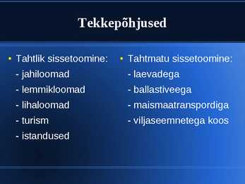 VÕÕRLIIKIDE SISSETUNG #3