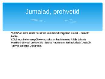 Islami usk #3