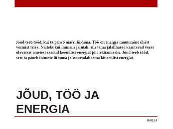 Jõud #8