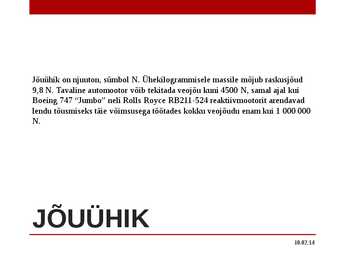 Jõud #9