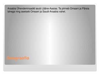 Araabia Ühendemiraadid #3