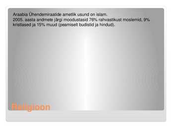 Araabia Ühendemiraadid #5