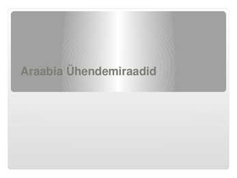Araabia Ühendemiraadid