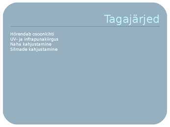 Happevihmad ja osooniaugud #11