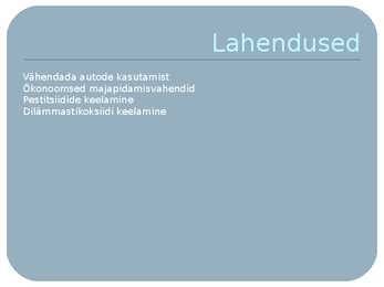 Happevihmad ja osooniaugud #12
