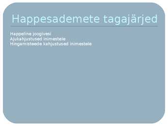 Happevihmad ja osooniaugud #6