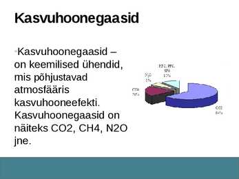 Milline on kasvuhoonegaaside mõju kliimamuutustele-kuidas need satuvad atmosfääri #2
