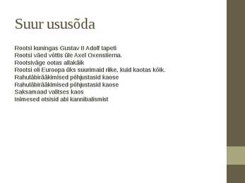Reformatsioon #7