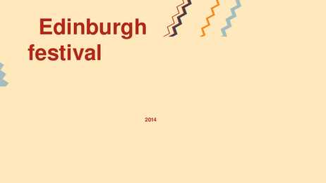 Edingburgh Festival