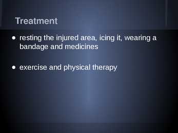 Sports injuries #7