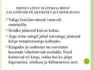 Jalatsite hooldus #2