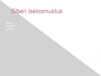 Meie aasta Siberis #2