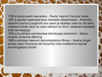 Mesi meie laual #3