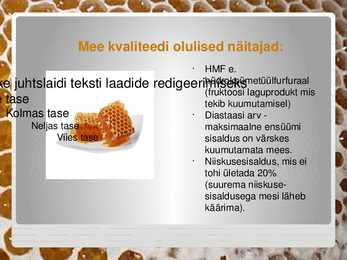 Mesi meie laual #10