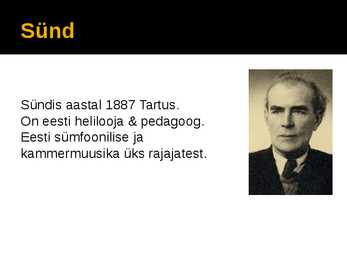 Heino Elleri eluloost esitlus #2