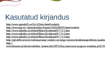 Veekriis ja veekogude reostumine ning sellega kaasnevad probleemid #7