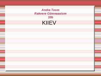 Kiievi ajalugu
