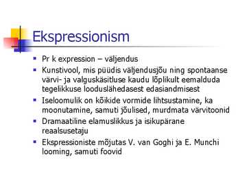 20-sajand-ekspressionism #2