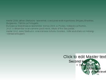 Starbucks esitlus #4
