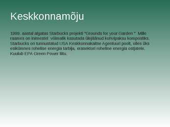 Starbucks esitlus #7