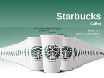 Starbucks esitlus