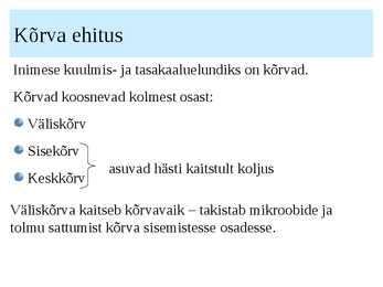 KÕRV ja KUULMINE #2