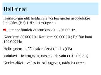 KÕRV ja KUULMINE #11