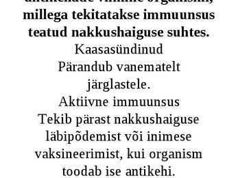 Immuunsus #9