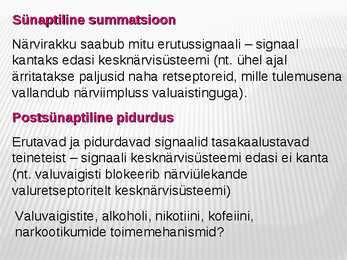 Närvirakud #5