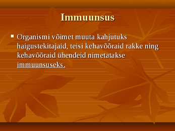 Vereringe-veri ja immunsüsteem #16