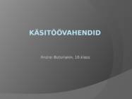 Pääste kääsitöövahendid