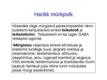 Taimsed mürgid #10