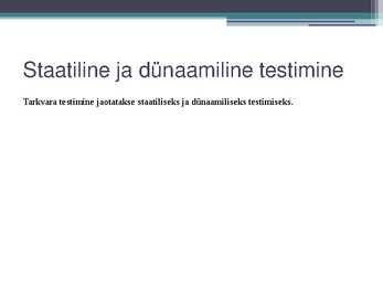 It-projektijuhtimine-kvaliteet ja testimine #11