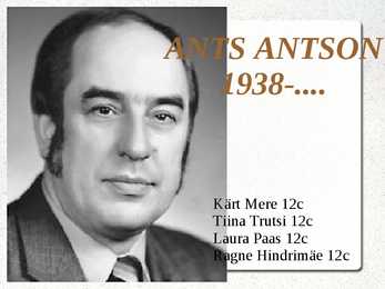 Ants Antson