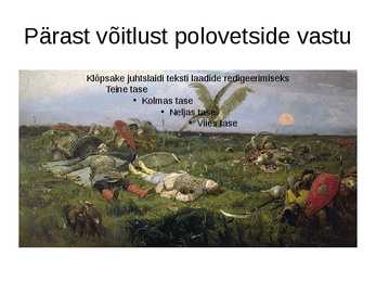 Lugu Igori sõjaretkest #4