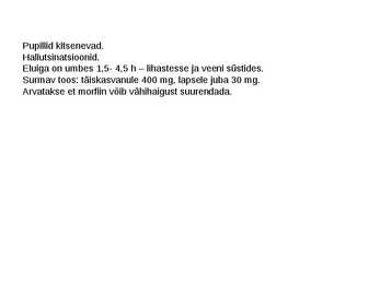 Tuntumad alkaloidid-kofeiin-morfiin-nikotiin #3