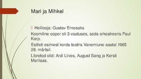 Eesti ooperid #2