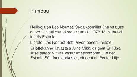 Eesti ooperid #4