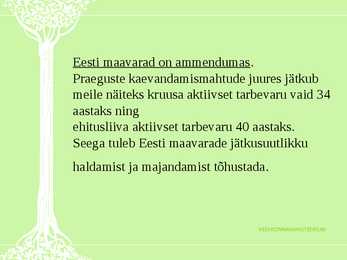 Ökoloogiline maksureform-ÖMR-tarbimise mõjutajana #11