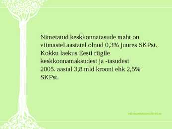 Ökoloogiline maksureform-ÖMR-tarbimise mõjutajana #18