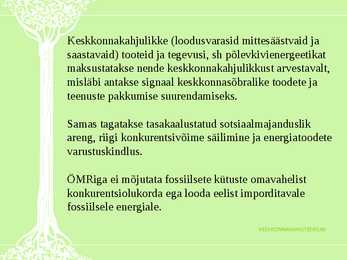 Ökoloogiline maksureform-ÖMR-tarbimise mõjutajana #25