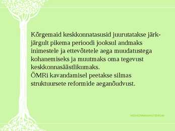 Ökoloogiline maksureform-ÖMR-tarbimise mõjutajana #26