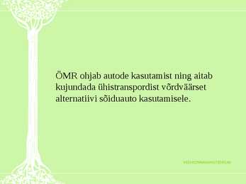 Ökoloogiline maksureform-ÖMR-tarbimise mõjutajana #28