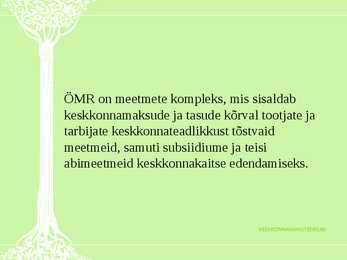 Ökoloogiline maksureform-ÖMR-tarbimise mõjutajana #29