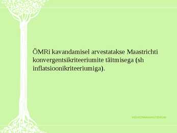 Ökoloogiline maksureform-ÖMR-tarbimise mõjutajana #31