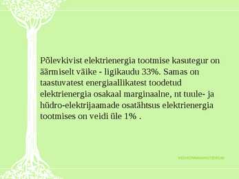 Ökoloogiline maksureform-ÖMR-tarbimise mõjutajana #9