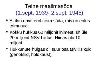 II Maailmasoda #2